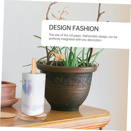 GALPADA 1 Pièce Porte-Rouleau en Bois Massif Porte Papier Toilette Distributeur De Papier Hygiénique Tissu Titulaire Salle De Bains Simple Porte-Papier Toilette Support De Papier De Soie - Nail Gallerys