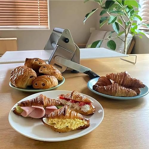 Laminoir à Pâte Pliable Manuel Pour Boulangerie,Pizza Et Croissants,Laminoir à Pâtisserie En Acier Inoxydable, épaisseur Réglable 0,5-27mm,Usage Commercial Et Domestique,RS201 - Nail Gallerys