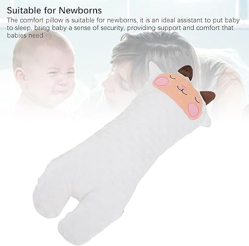 Baby Comfort Pillow, Mignon Coussin de Corps Soft Confortable Coussin de Câlin à Point de Point avec Développement Sensoriel pour Nouveau-né, Assistant Idéal pour Aider Le bébé à - Nail Gallerys