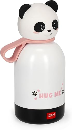 Legami - Bouteille d'eau pour enfants Hot&Cold BFF, Unicorn, double couche en acier inoxydable 18/8 avec fermeture hermétique, garde le chaud pendant 12 h et le froid pendant 24 h, capacité 310 ml - Nail Gallerys