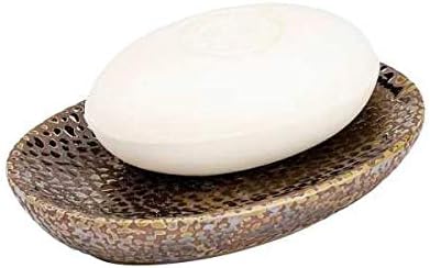 WENKO Porte Savon Marrakesh céramique - Porte Savon, Céramique, 13.6 x 2 x 9.9 cm, Marron - Nail Gallerys