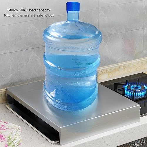 Couvercle Supérieur de Poêle à Gaz, Capacité de de 110 Lb pour Couvercle de Poêle à Gaz en Acier Inoxydable, Couvercles Supérieurs de Poêle pour Poêles à Gaz et (30 x 40 x 5 x 1 cm (L x w h x t)) - Nail Gallerys