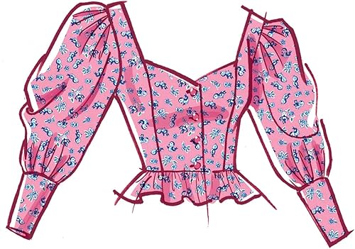 McCall's M8181A5 6-8-10-12-14 Mesdames Top/Gilet, papier, blanc - Nail Gallerys