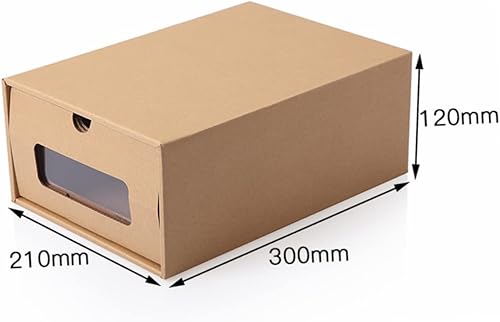 MUSISALY Lot de 6 Boîtes de Rangement à Chaussures de Style Tiroir Capacité pour Chaussures Chaussettes Sous-vêtements pour Femmes - Nail Gallerys