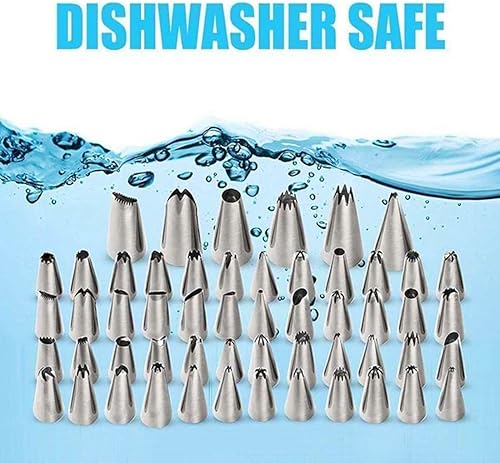 Fishoney Douille Patisserie Professionnelle, Kit Patisserie, Patisserie Accessoire, Ustensiles à Pâtisserie, Accessoire Patisserie, 54 Douilles Pâtisserie, Poche a Douille Patisserie (129Pcs)… - Nail Gallerys