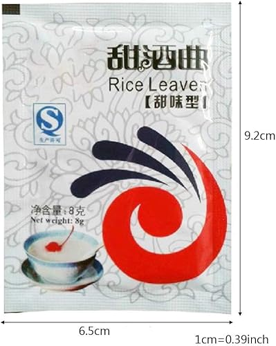 Lot de 5 paquets de poudre de levain chinois pour la fermentation du vin et du riz sucré - Nail Gallerys