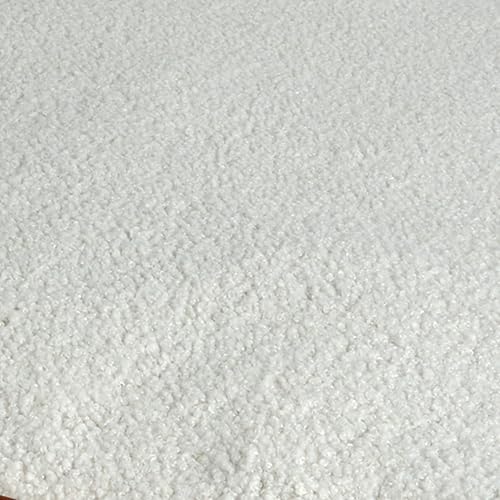 Love Story, Coussin Rectangle Laine Bouclée Polyester Taille S/M 80 x 60 x H10 cm Wooly Ecru - Nail Gallerys