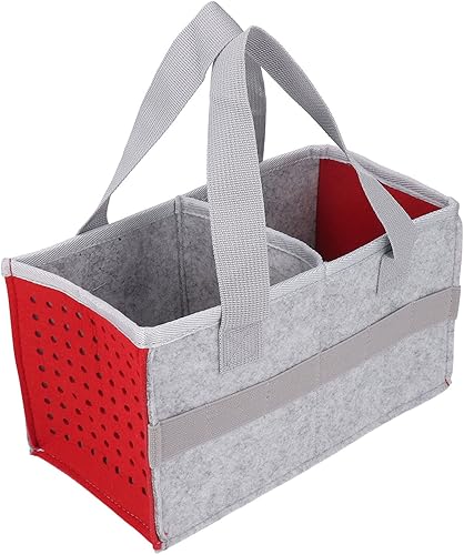 Sac de Rangement de Transport Portable, étui en Tissu Feutre Supplémentaire pour Toniebox Player Starter Set Sac de Rangement de Voyage avec Poignée 26 X 13,7 X 14,4 Cm / 10,2 X (Violet) - Nail Gallerys