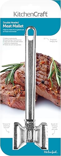 KitchenCraft - Marteau Attendrisseur de Viande, Métal, 21 cm - Nail Gallerys