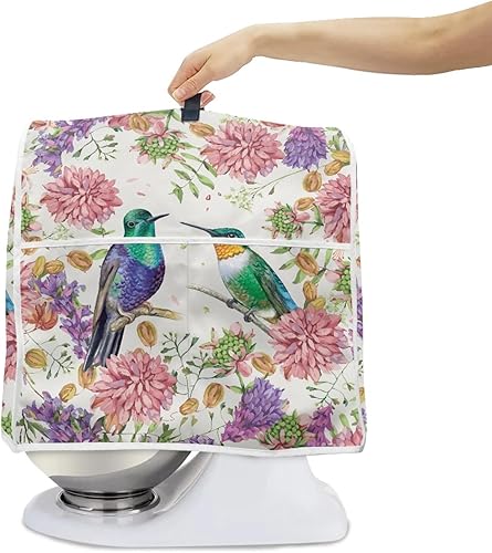 TOADDMOS Housse de mixeur sur pied avec imprimé marguerites colorées compatible avec 6 à 8 litres - Nail Gallerys