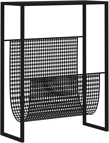 Rantry Porte-revues en or 35 x 15 x 45 cm en acier, décoration de meubles, meubles d'intérieur/extérieur pour salon bureau - Nail Gallerys