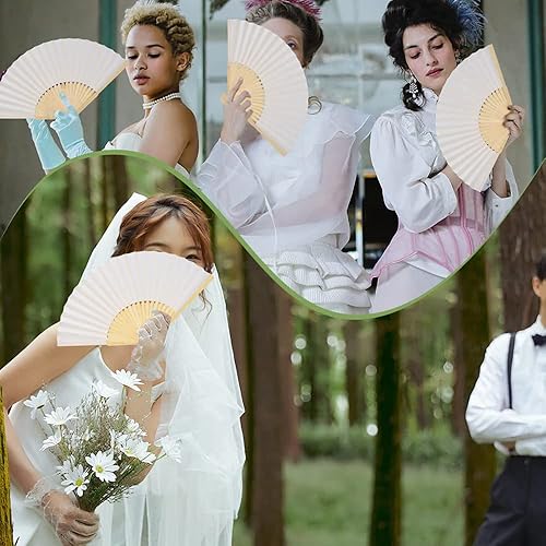 Éventail gravé personnalisé, cadeau de mariage avec sac en organza, noms personnalisés pour invités de fête (50 pièces) - Nail Gallerys