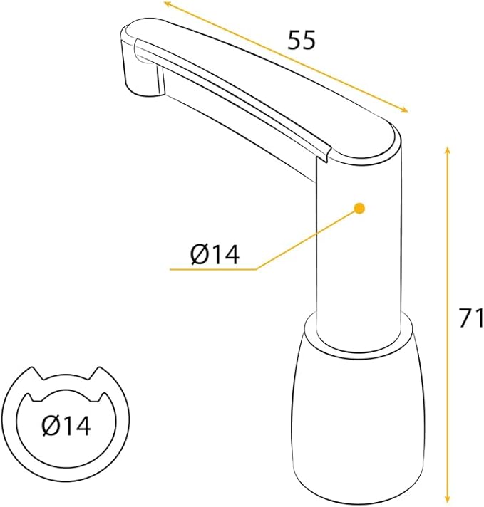 Lot de 2 Embouts d'Espagnolette - Haut et Bas - Composite Noir - pour Tringle Barre de Volet Battant - Fabrication Française - Embout pour Volet Battant Bois PVC ou Aluminium - Nail Gallerys