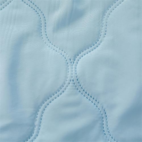 Odot Couette Réversible Ete Legere et Fine, 2,5 Tog Couette sans Housse Lavable - Douce et Confortable, Légère & Respirante Couverture Quilting d'Été (Bleu,200 * 230cm) - Nail Gallerys