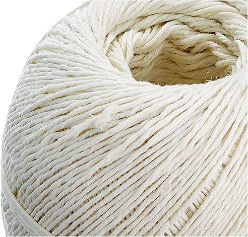 Ficelle en lin L 170 m Blanc AUCUNE - Nail Gallerys