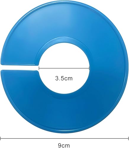 12 Pièces Séparateurs de Penderie, Séparateurs de Taille, Separateur Penderie Bebe, Diviseurs de Cintres Ronds, Trier pour Taille des vêtements, la Couleur - Nail Gallerys