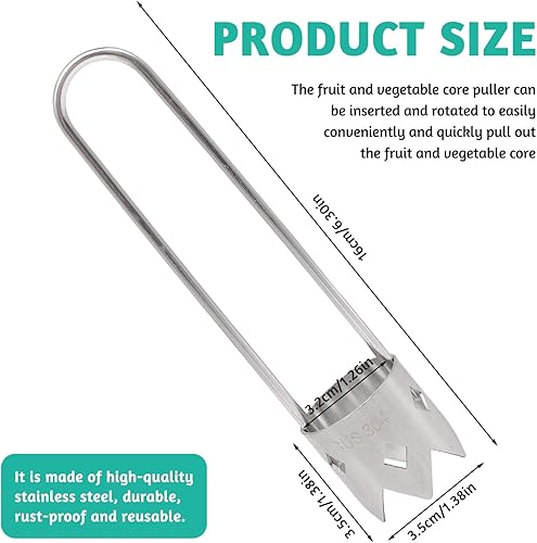 Dénoyauteur de poivron en acier inoxydable,morceau de vide-poivre,pour fruits et légumes,Dénoyauteur de poivron,pour la Maison et Cuisine - Nail Gallerys