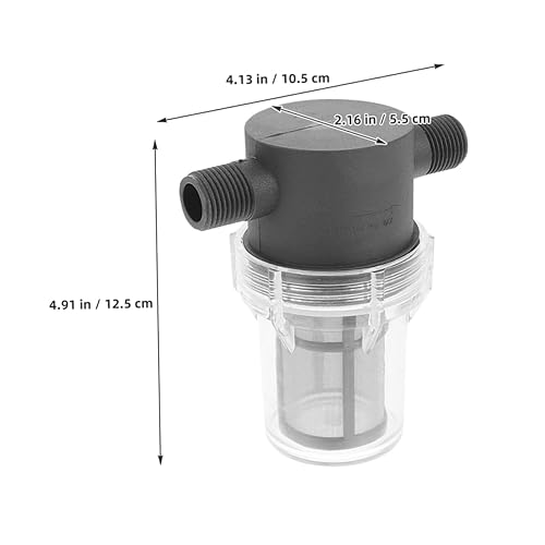 EXCEART 4 Pièces filtre tuyau en ligne crépine de pompe tamis à mailles fines nettoyeur d'eau remplacement de l'entrée d'eau du camping-car petite passoire à eau Plastique - Nail Gallerys