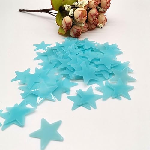 Décor de chambre étoile | 100 autocollants de décoration de plafond pour étoilé | Étoiles fluorescentes pour plafond, jouets pour, autocollant mural de mariage, décoration de salle - Nail Gallerys