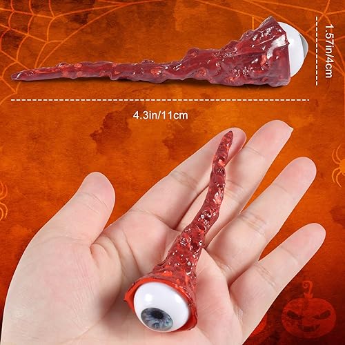Boules oculaires effrayantes Marron pour Halloween et fêtes, Les Yeux terrifiants d'halloween - Jouet d'horreur Parfait pour Votre fête - Nail Gallerys