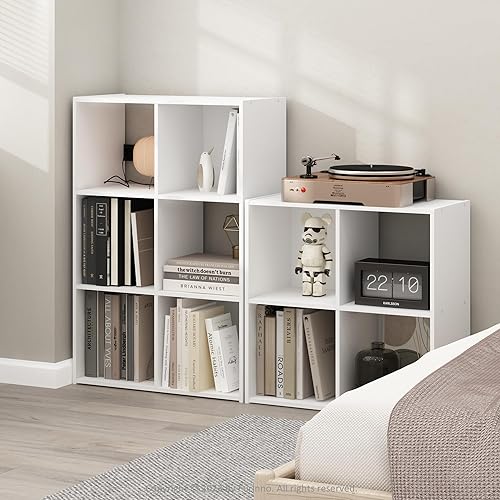 Furinno 18049EX Pelli Cubique Armoire de Rangement , 2x1, Expresso - Nail Gallerys