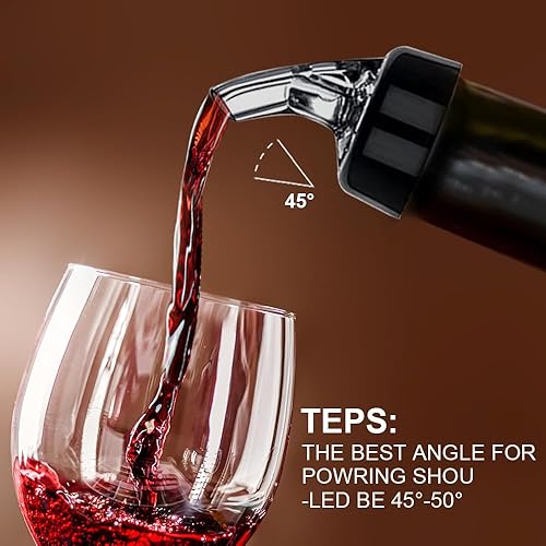 Aoreun Becs à Liqueur, 6 pièces 2cl Bec verseur alcool Auto-Pour Bec verseur alcool Auto-Pour doseur à Alcool pour Le Vin, l'alcool, les Cocktails et L'huile - Nail Gallerys