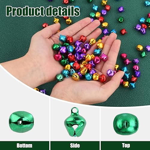 150 Pièces Petites Clochette Métal Grelot Deco Noel Grelots Clochettes Décorations de Noë Clochette Grelot Décorations d'arbre de Noël Cloche pour l'artisanat (Or Couleur) - Nail Gallerys