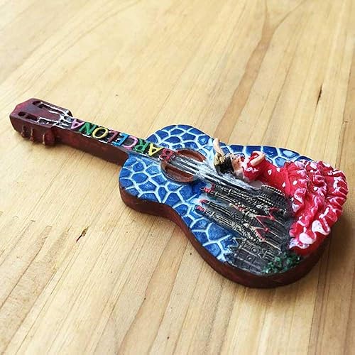 Aimant de réfrigérateur 3D Barcelone Espagne - Cadeau souvenir - Décoration de maison et de cuisine - Nail Gallerys