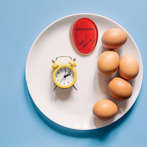 2 Pièces Minuteur Cuisson des Oeufs, Egg Timer, Minuteur d'oeufs en Résine, pour Cuisiner - Nail Gallerys