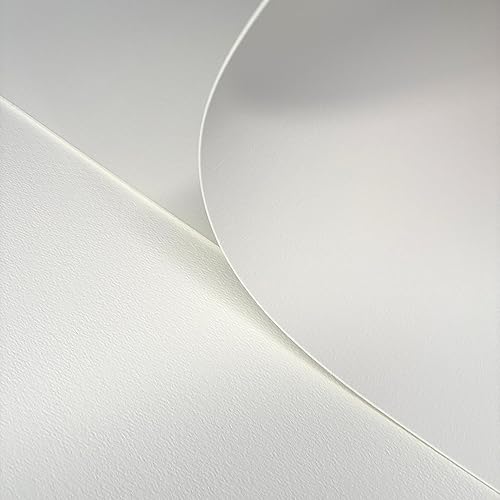 Leyton 3 Grandes Feuilles Papier d'Aquarelle 100% coton, 300g, grain fin, pressé à froid, Lot de 3 Feuilles, 54.6cm x 78.7cm, qualité artiste - Nail Gallerys