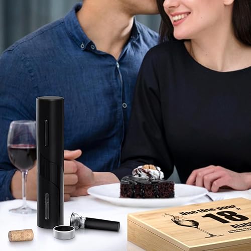 Maverton Ensemble d'accessoires pour vin pour femme - Set a vin dans coffret en Bois de Bambou - Boîte personnalisée - Jeu d'Accessoires pour Vin pour elle - Pour anniversaire - CHÂTEAU - Nail Gallerys