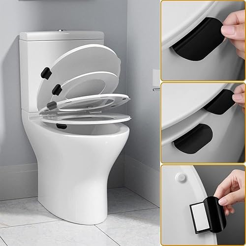 Lève-siège de toilette, poignée de levage adhésive pour abattant de toilettes, pour , maison, salle de bain, bureau, restaurant, hôtel - Nail Gallerys