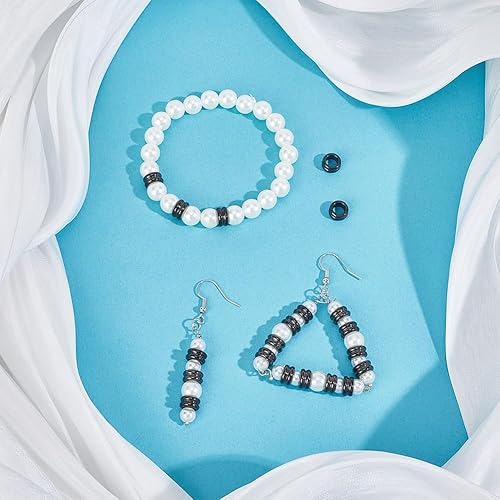 UNICRAFTALE 20 pièce Perles D'Espacement Acier Inoxydable Rondelles Rainurées en Métal 8mm de Diamètre Perles en Vrac Européens pour la Fabrication de Bracelets Colliers et Bijoux - Nail Gallerys