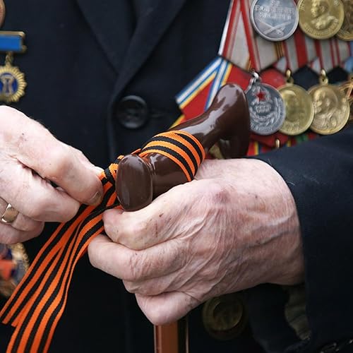 Ruban Russe Saint-Georges | Ruban de Décoration Vestimentaire | Accessoires Collector pour Décoration Vestimentaire, Souvenir Commémoratif pour Manteaux - Nail Gallerys