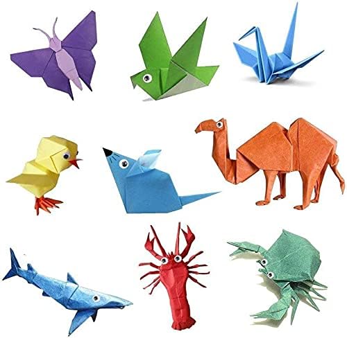 Origami,Couleurs Papier 100 feuilles double face 25CM papier pour enfants décoration de fête de jouets à la maison - Nail Gallerys