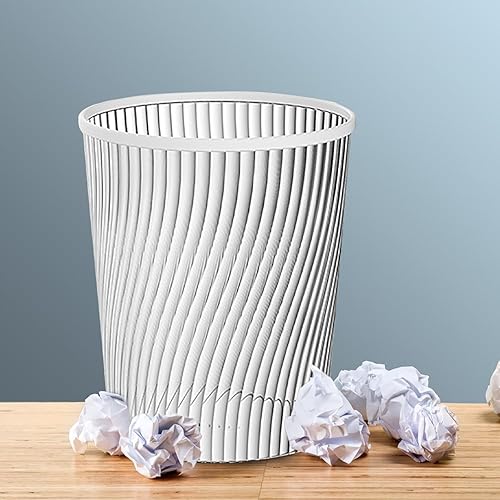 Corbeille à papier ronde corbeilles circulaires en maille, Poubelle de Bureau, Poubelle de Recyclage, pour salle de bain, cuisine, bureau, Chambre, Organisateur de Bureau - Nail Gallerys