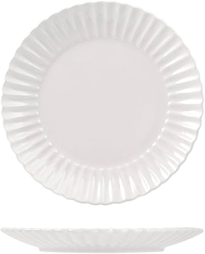 H&h set 6 piatti frutta lotus bianco cm21 - Nail Gallerys