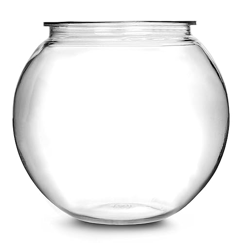 Lot de 4 verres individuels à cocktail en forme d’aquarium - 567 g/568 ml/11 cm - Diamètre :185 mm. - Nail Gallerys