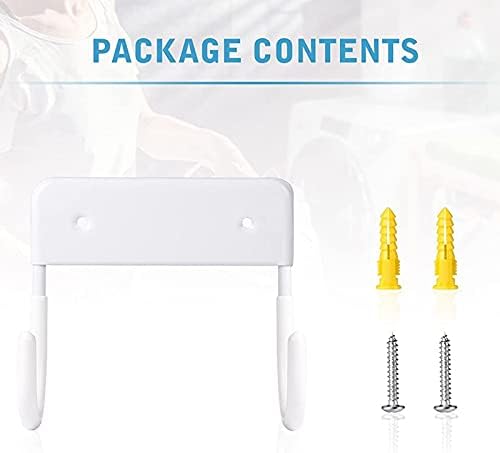 Wanjorlay Cintre pour Planche à Repasser, Crochet pour Planche à Repasser, Support Mural pour Planches à Repasser, Grande et Petite Planche à Repasser (Blanc Mat) - Nail Gallerys