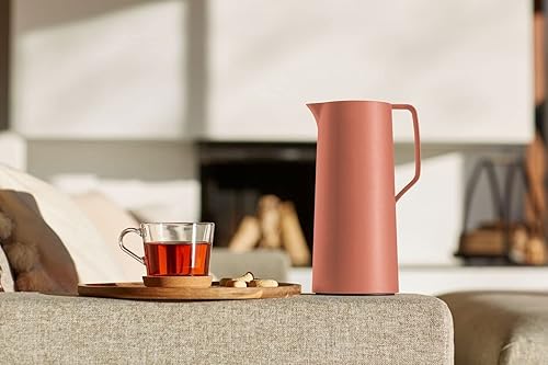 Emsa N41709 Motiva Verseuse isotherme | 1 litre | Fermeture rapide | 12 h chaud, froid 24 h | Fiole en verre | Fabriqué en Allemagne | Design nordique | Terre cuite - Nail Gallerys