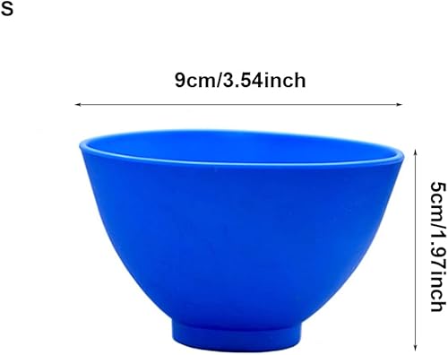 tooloflife Lot de 3 bols mélangeurs flexibles en caoutchouc, spatules en plastique pour alginate et plâtre, taille XL - Nail Gallerys