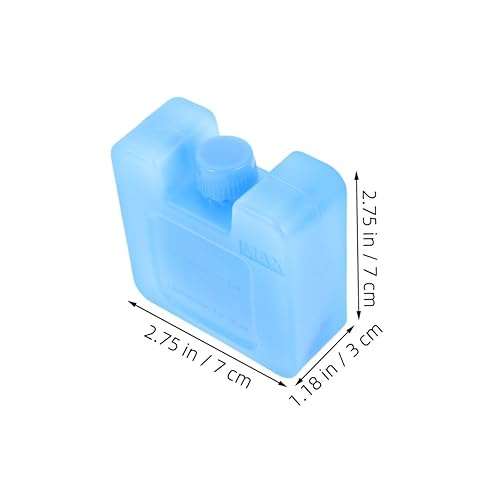 OUNONA Paquets De 6 Pièces Ventilateur De Climatisation Refroidisseur Portable Porte-glaçons Réutilisables Étui à Glace Pour Congélateur Caisses à Glace Réutilisables Plastique Sky-blue - Nail Gallerys