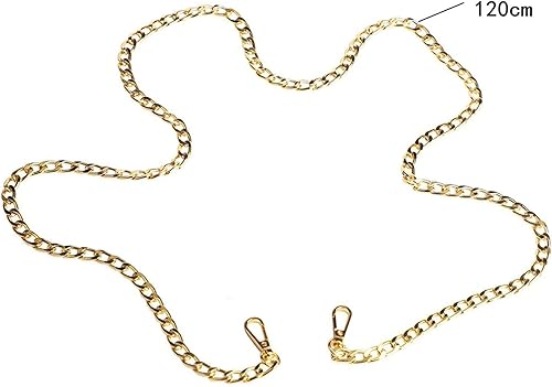 Voarge Lot de 2 chaînes de rechange pour sac à bandoulière pour femme, avec 2 boucles (or et argent), chaîne de rechange pour sac à bandoulière. - Nail Gallerys