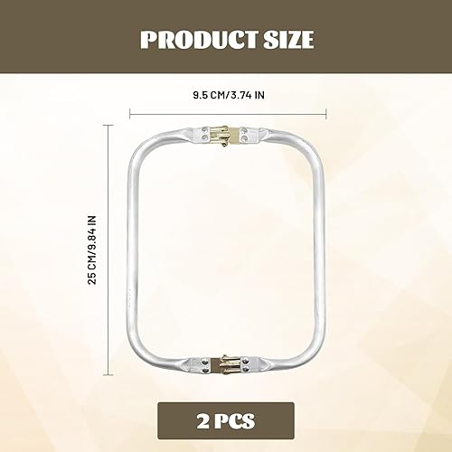 Cadres de Sac à Main En Aluminium de, 2 Pièces MéTallique pour Sac Fermoir Cadre, Interne Fermoir Tube Cadre MéTallique Bricolage, Fermoir Tubulaire, Pour Diy Fabrication de Sacs (9 X 25 Cm) - Nail Gallerys