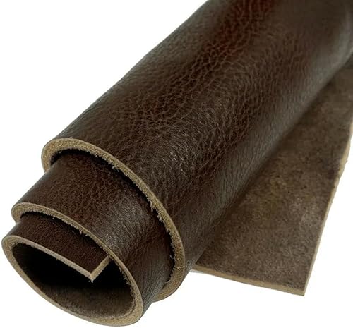 Cuir de vache pleine fleur 4,5 mm d'épaisseur Marron Véritable pièce en cuir de première couche carré pour bricolage maroquinerie - Nail Gallerys