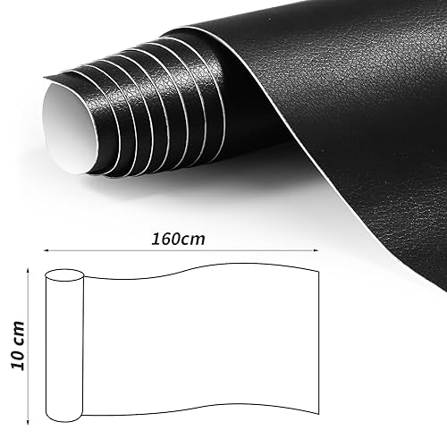 Brencco Patch De Réparation En Cuir Autocollant, Adapté à La Réparation Et à La Rénovation De CanapéS Et De Surfaces De Meubles En Cuir EndommagéS, Durable Et Facile à Utiliser, 10 x 160 cm - Nail Gallerys