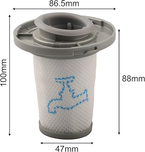 ZiStarlilife Filtres de rechange compatibles pour X-Force Flex 8.60 RH96 pour X-Pert 6.60 RH68 avec brosses de nettoyage lavables - Nail Gallerys