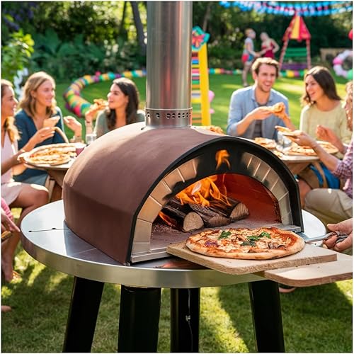 BELLANAPOLI - Pelle à pizza Ronde Ø22cm Inox Manche 1.50m - Nail Gallerys