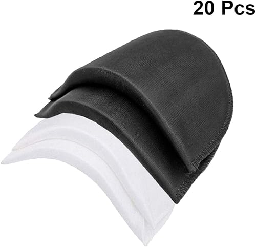 SUPVOX 20pcs épaulettes recouvertes de Polyester fixées épaulettes à Coudre épaulette pour Femmes/Hommes Manteau Blazer vêtements (Noir et Blanc) - Nail Gallerys