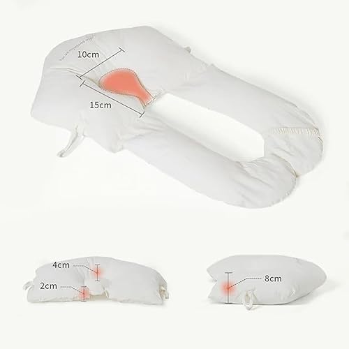 Ohphnt Coussin Bébé Ultra-Doux - Dreamo,Oreiller Façonnant La Tête De Bébé,Oreiller De Soutien Arrière for Baby,Oreiller De Soutien du Corps Entier Oreiller en U avec Appuie - Nail Gallerys